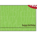 Green Happy Birthday Everyday Greeting Card (5"x7")